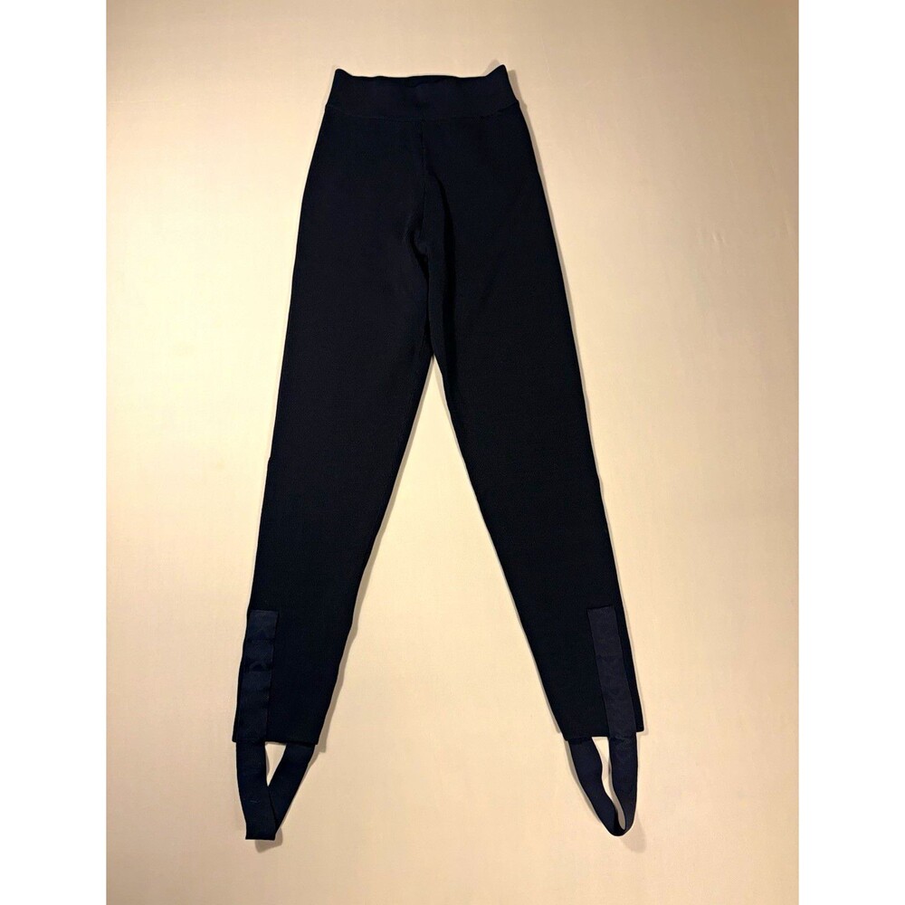 Michael Kors Women’s Black Stirrup Leggings High Rise Stretch Size M